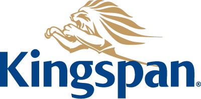 Logotipo de Kingspan, marca que distribuimos