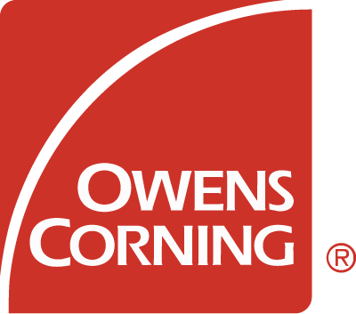 Logotipo de Owens Corning, marca que distribuimos